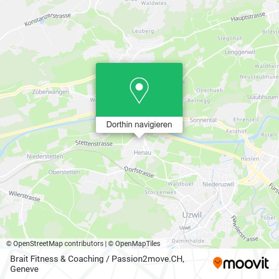 Brait Fitness & Coaching / Passion2move.CH Karte
