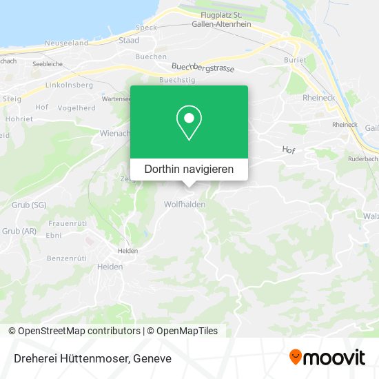 Dreherei Hüttenmoser Karte