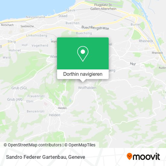 Sandro Federer Gartenbau Karte