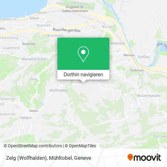 Zelg (Wolfhalden), Mühltobel Karte