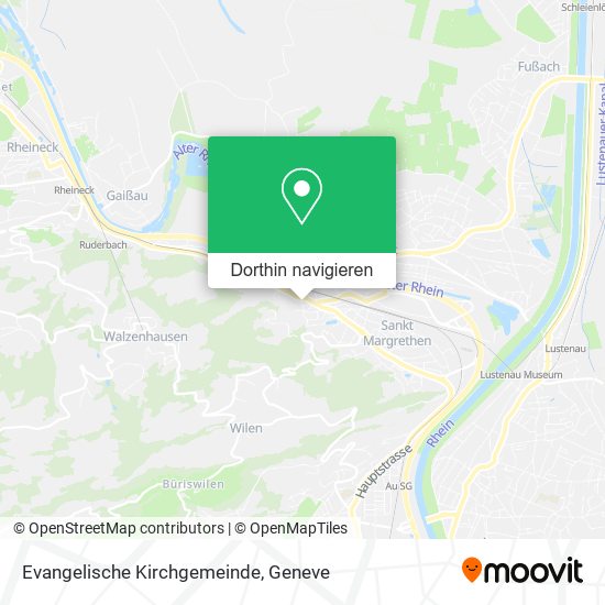 Evangelische Kirchgemeinde Karte