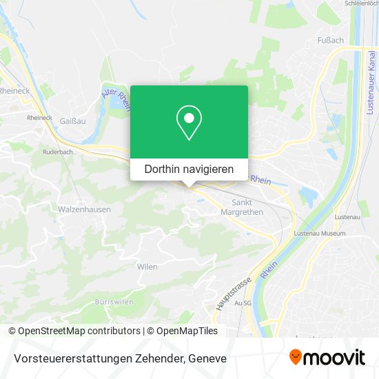 Vorsteuererstattungen Zehender Karte