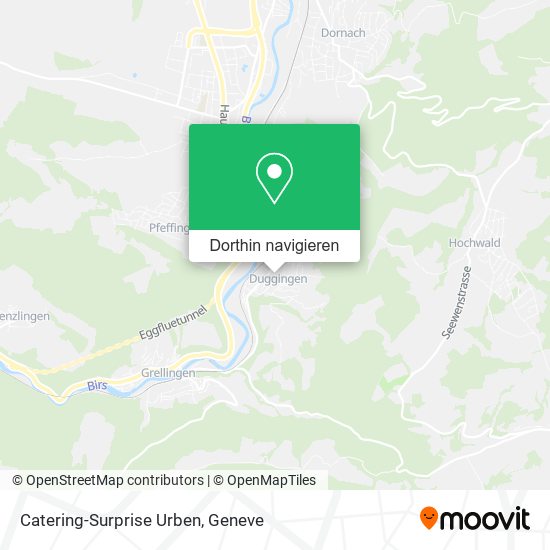 Catering-Surprise Urben Karte