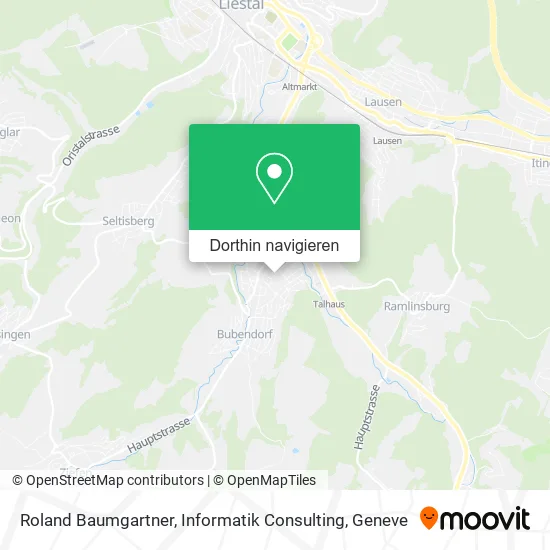 Roland Baumgartner, Informatik Consulting Karte