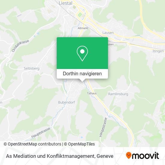 As Mediation und Konfliktmanagement Karte