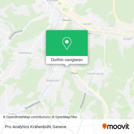 Pro Analytics Krähenbühl Karte
