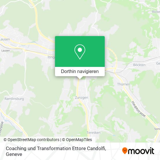 Coaching und Transformation Ettore Candolfi Karte