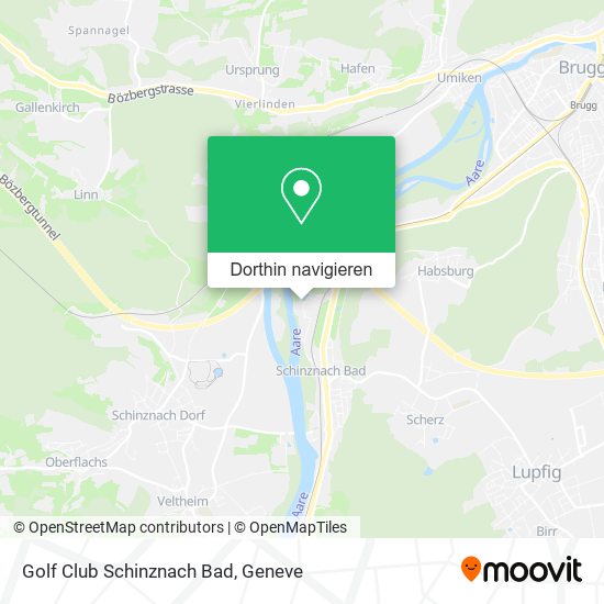 Golf Club Schinznach Bad Karte