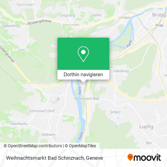 Weihnachtsmarkt Bad Schinznach Karte