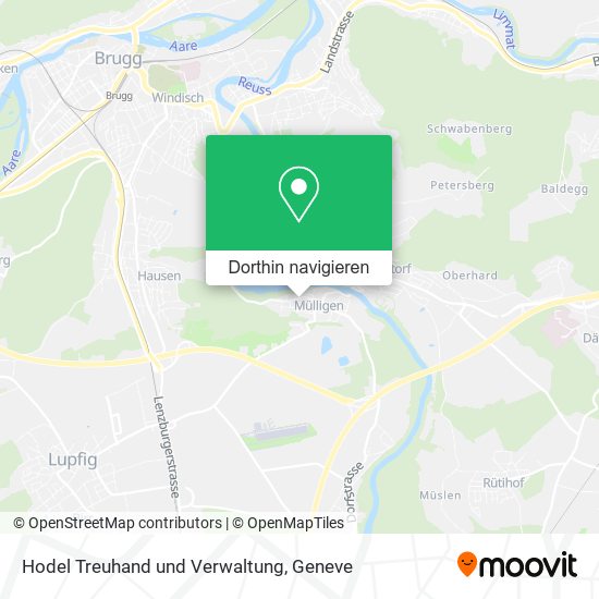 Hodel Treuhand und Verwaltung Karte