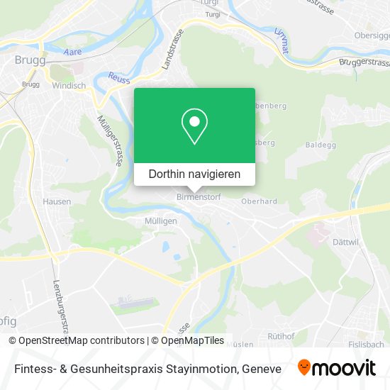 Fintess- & Gesunheitspraxis Stayinmotion Karte