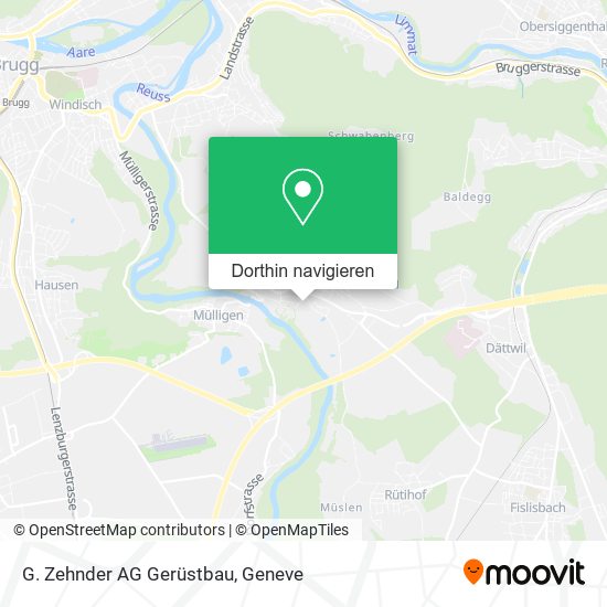 G. Zehnder AG Gerüstbau Karte