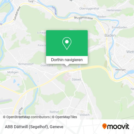 ABB Dättwill (Segelhof) Karte