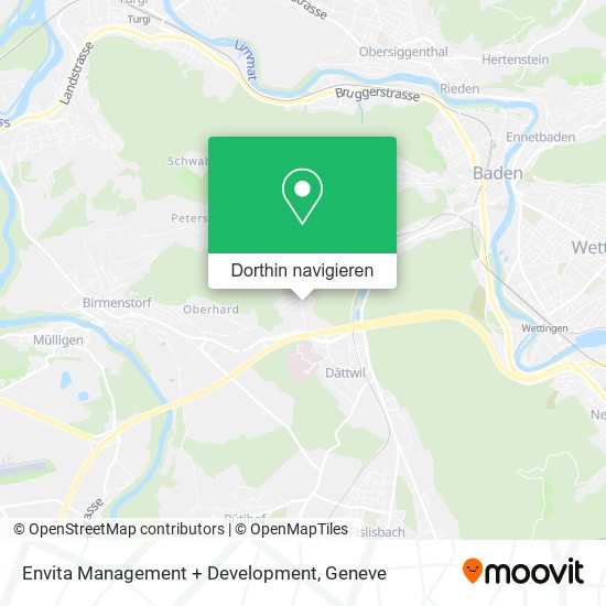 Envita Management + Development Karte