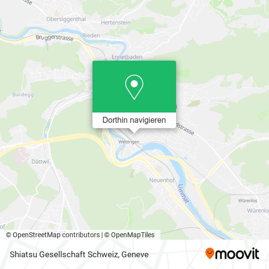 Shiatsu Gesellschaft Schweiz Karte