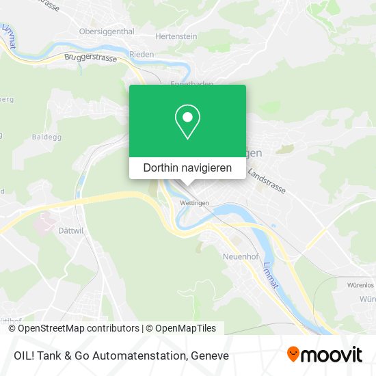 OIL! Tank & Go Automatenstation Karte