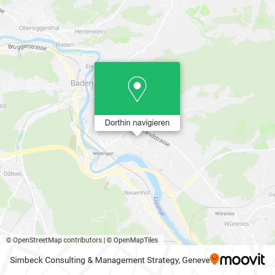 Simbeck Consulting & Management Strategy Karte