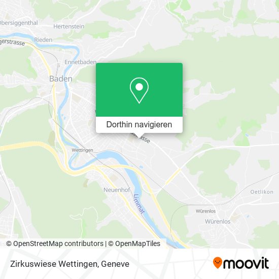 Zirkuswiese Wettingen Karte