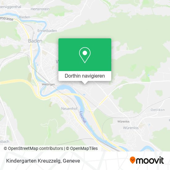 Kindergarten Kreuzzelg Karte