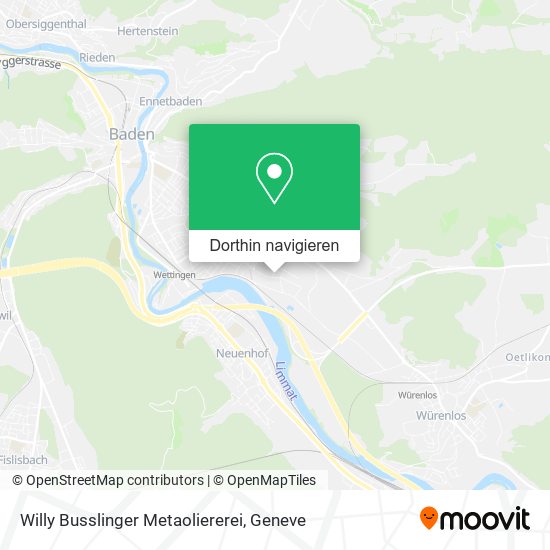 Willy Busslinger Metaoliererei Karte