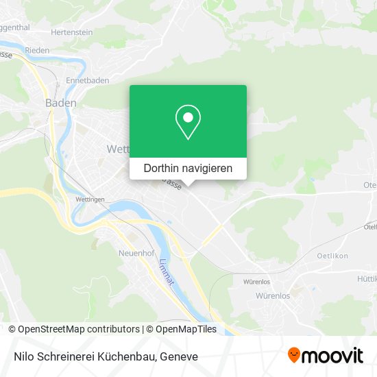 Nilo Schreinerei Küchenbau Karte