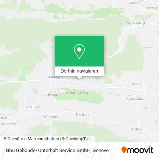 Gbu Gebäude- Unterhalt Service GmbH Karte