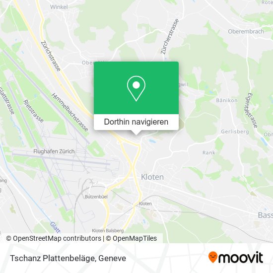 Tschanz Plattenbeläge Karte