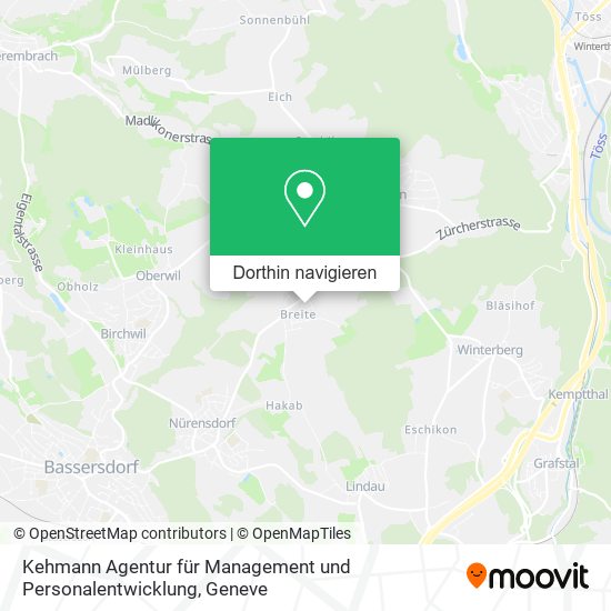 Kehmann Agentur für Management und Personalentwicklung Karte