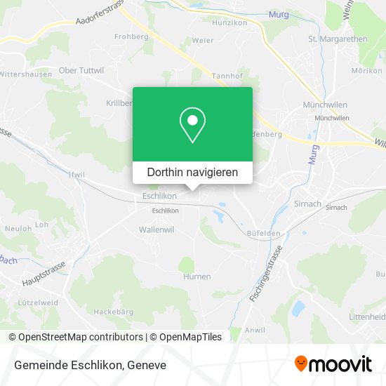 Gemeinde Eschlikon Karte