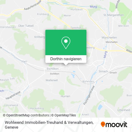 Wohlwend Immobilien-Treuhand & Verwaltungen Karte