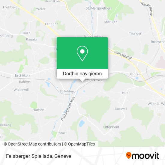 Felsberger Spiellada Karte