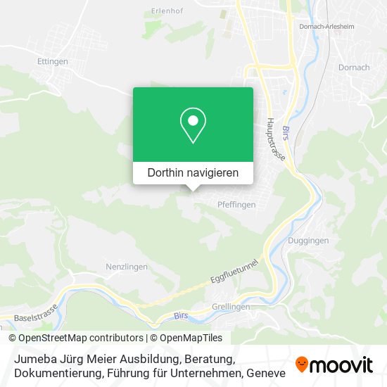 Jumeba Jürg Meier Ausbildung, Beratung, Dokumentierung, Führung für Unternehmen Karte