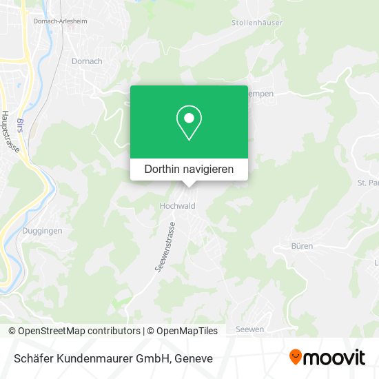 Schäfer Kundenmaurer GmbH Karte