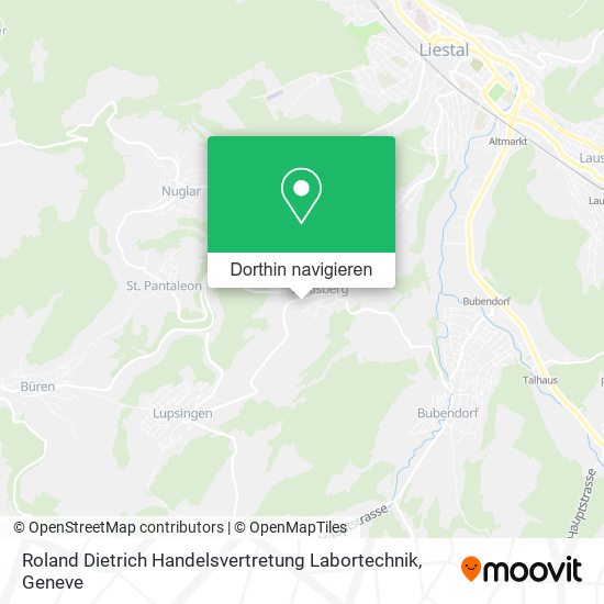 Roland Dietrich Handelsvertretung Labortechnik Karte