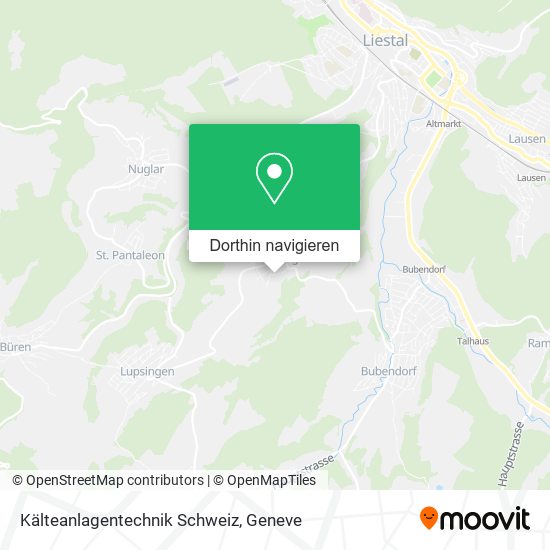 Kälteanlagentechnik Schweiz Karte