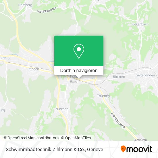 Schwimmbadtechnik Zihlmann & Co. Karte