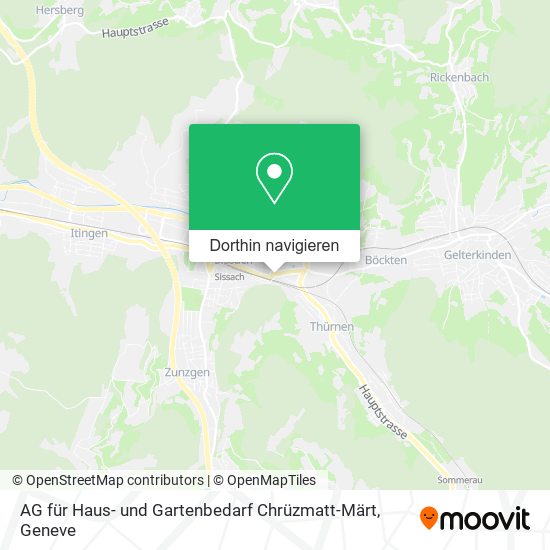 AG für Haus- und Gartenbedarf Chrüzmatt-Märt Karte