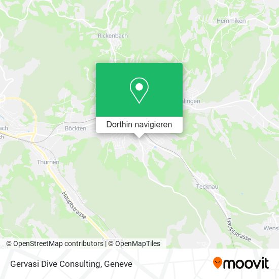 Gervasi Dive Consulting Karte