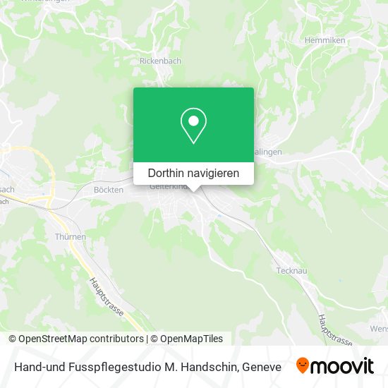 Hand-und Fusspflegestudio M. Handschin Karte