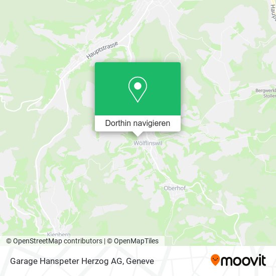 Garage Hanspeter Herzog AG Karte