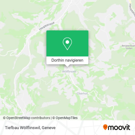 Tiefbau Wölflinswil Karte