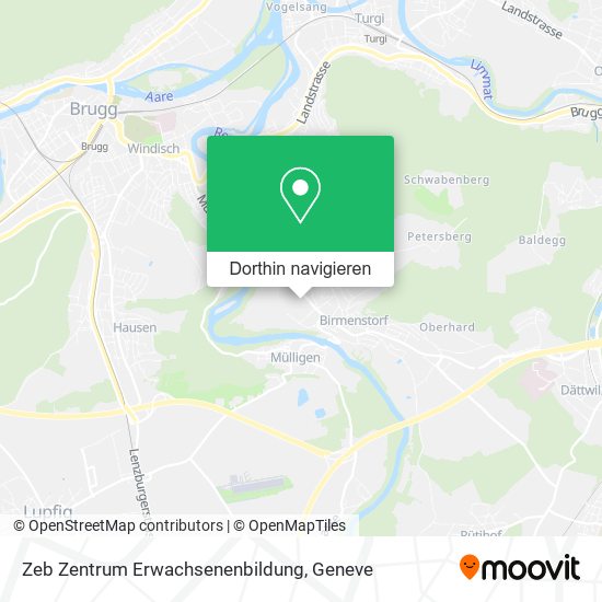 Zeb Zentrum Erwachsenenbildung Karte