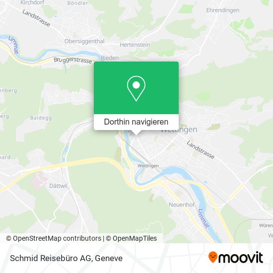 Schmid Reisebüro AG Karte