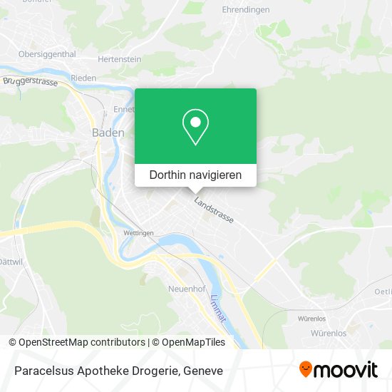 Paracelsus Apotheke Drogerie Karte