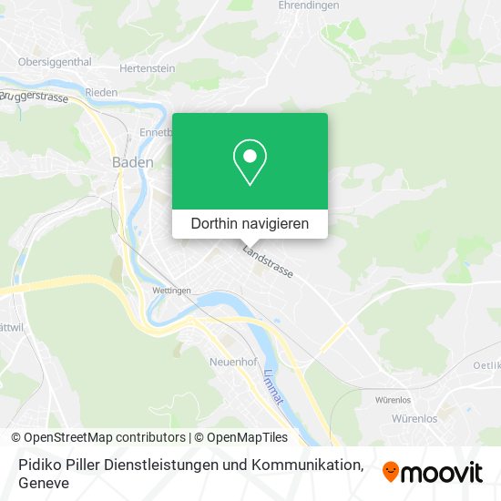 Pidiko Piller Dienstleistungen und Kommunikation Karte