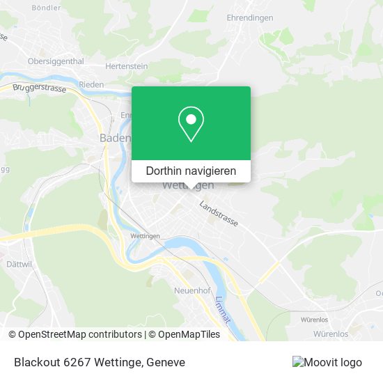 Blackout 6267 Wettinge Karte