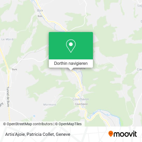 Artis'Ajoie, Patricia Collet Karte