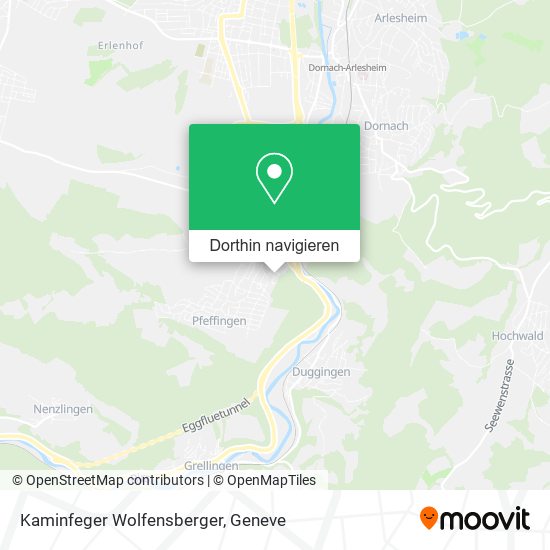 Kaminfeger Wolfensberger Karte