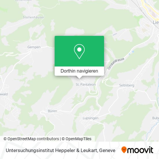 Untersuchungsinstitut Heppeler & Leukart Karte