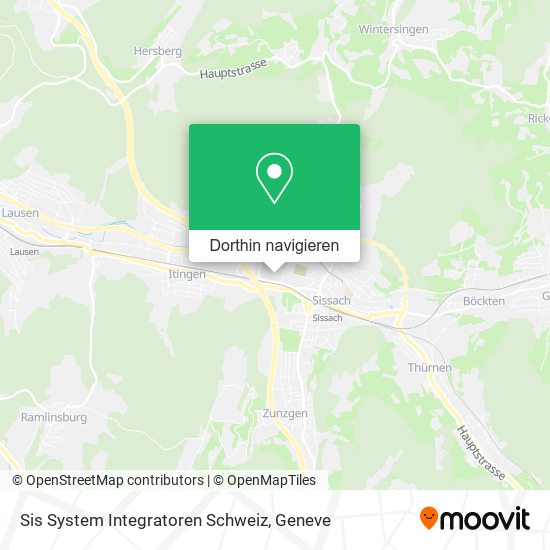 Sis System Integratoren Schweiz Karte